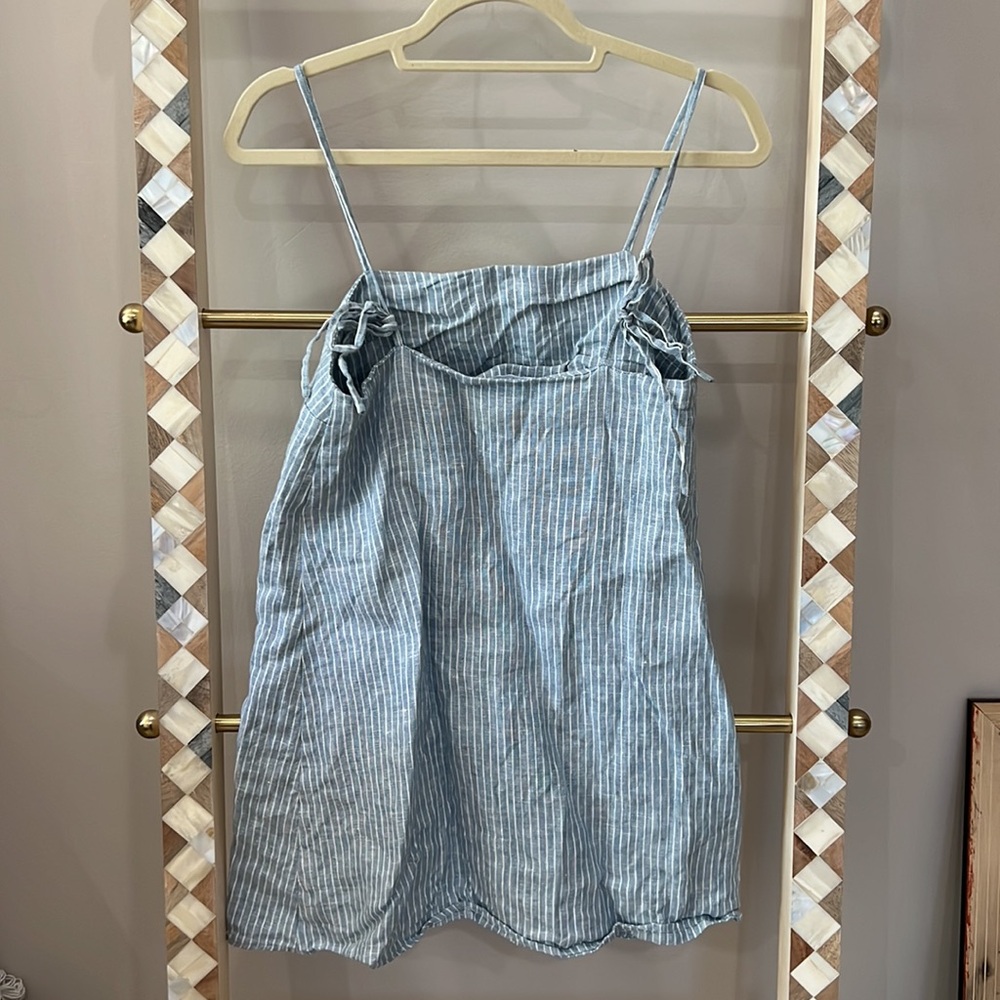 Reformation Blue Striped Dress - Picture 3 of 5